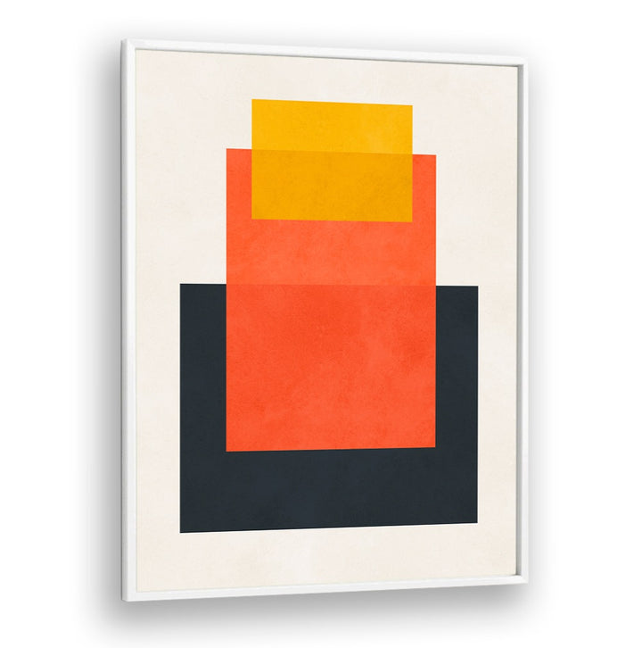 Bold geometric shapes and vibrant colors define the OVERLAPPING II, GEOMETRIC ART PRINTS, enhancing modern decor.