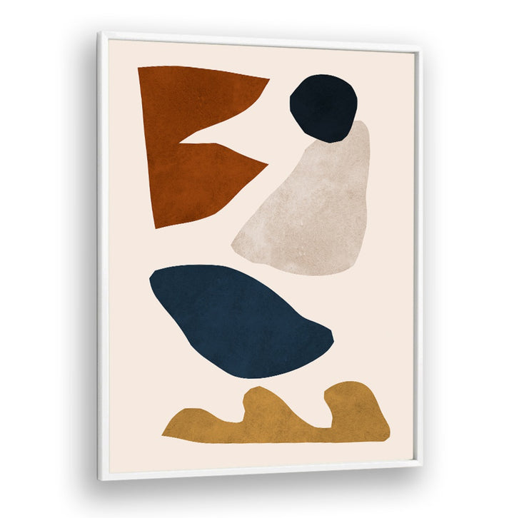 Colorful shapes in earthy tones highlight the EXPRESSIVE VII, GEOMETRIC ART PRINTS, perfect for artistic decor.