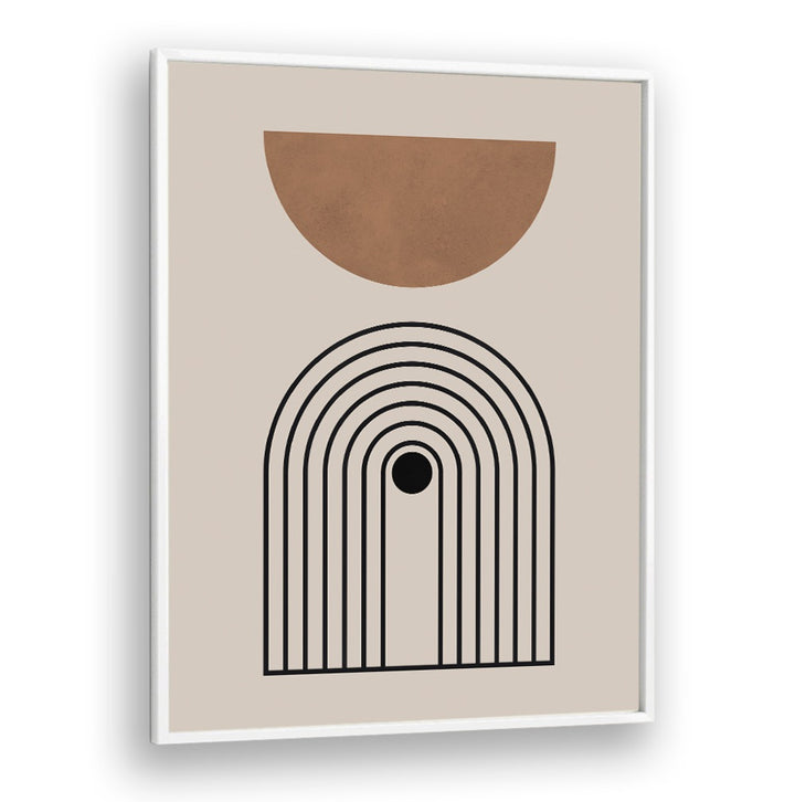 Stylish COMPOSITION V, BOHO ART PAINTINGS featuring abstract lines and circles, perfect for modern décor.