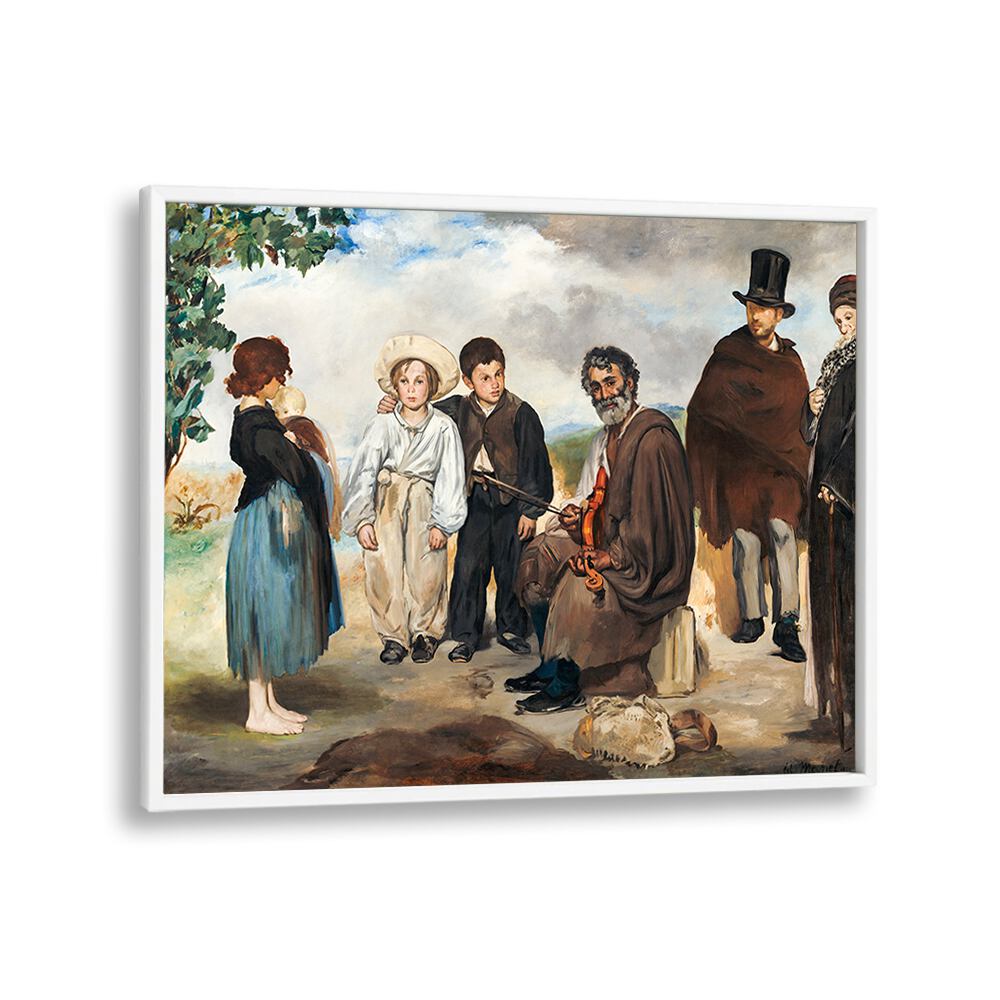 THE OLD MUSICIAN (1862)  , VINTAGE PAINTINGS
