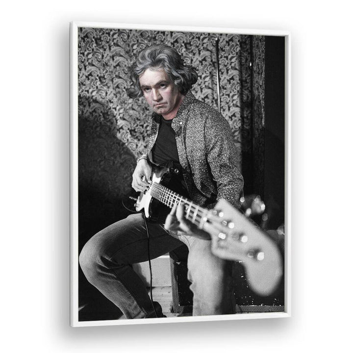 Classical meets modern in the BEETHOVEN SOLO, MUSIC POSTERS, an artistic tribute by Dikhotomy. Perfect for music lovers.