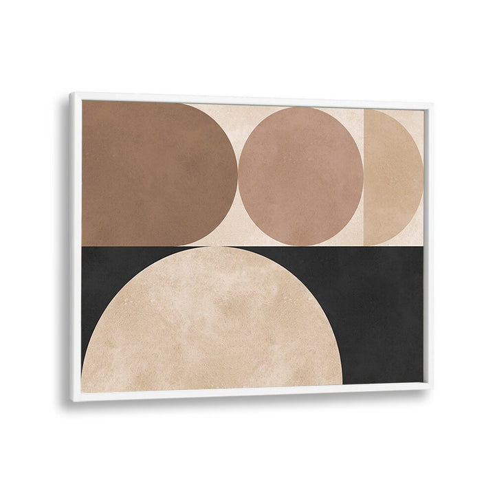 Elegant BROWN 5, GEOMETRIC ART PRINTS featuring modern shapes and warm tones, perfect for contemporary decor.