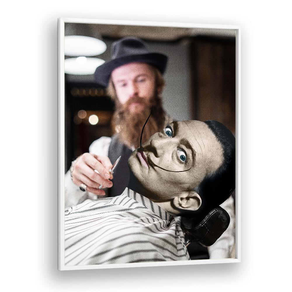 Whimsical MY MOUSTACHE, ALTERED ART PRINTS by Dikhotomy adds unique flair and charm to any space.