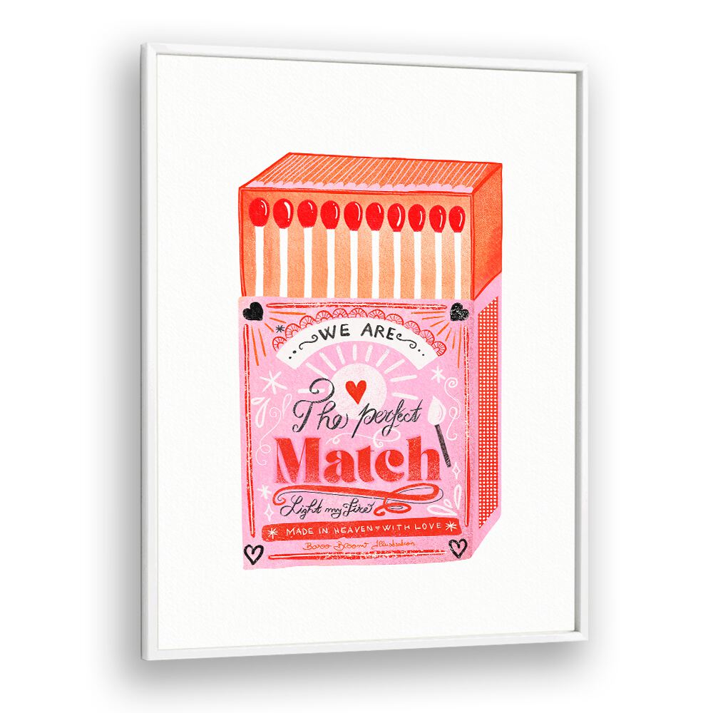 Stunning MATCH BOX, FASHION POSTERS by Baroo Bloom, perfect for elevating your living space with elegance.
