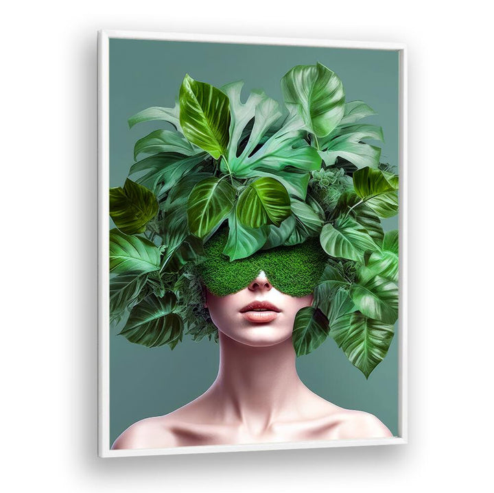 Surreal art print "PLANT LOVER III" features a captivating blend of nature and imagination for plant enthusiasts.