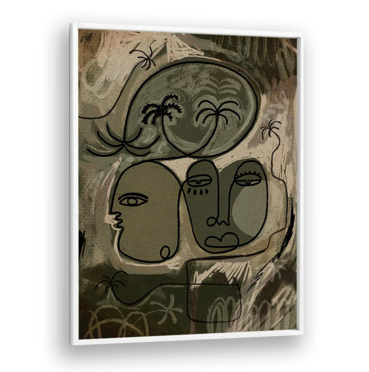 Explore tranquility with UNWIND ALONG THE PALM PATH, BOHO ART PAINTINGS, perfect for enhancing your wellness space.