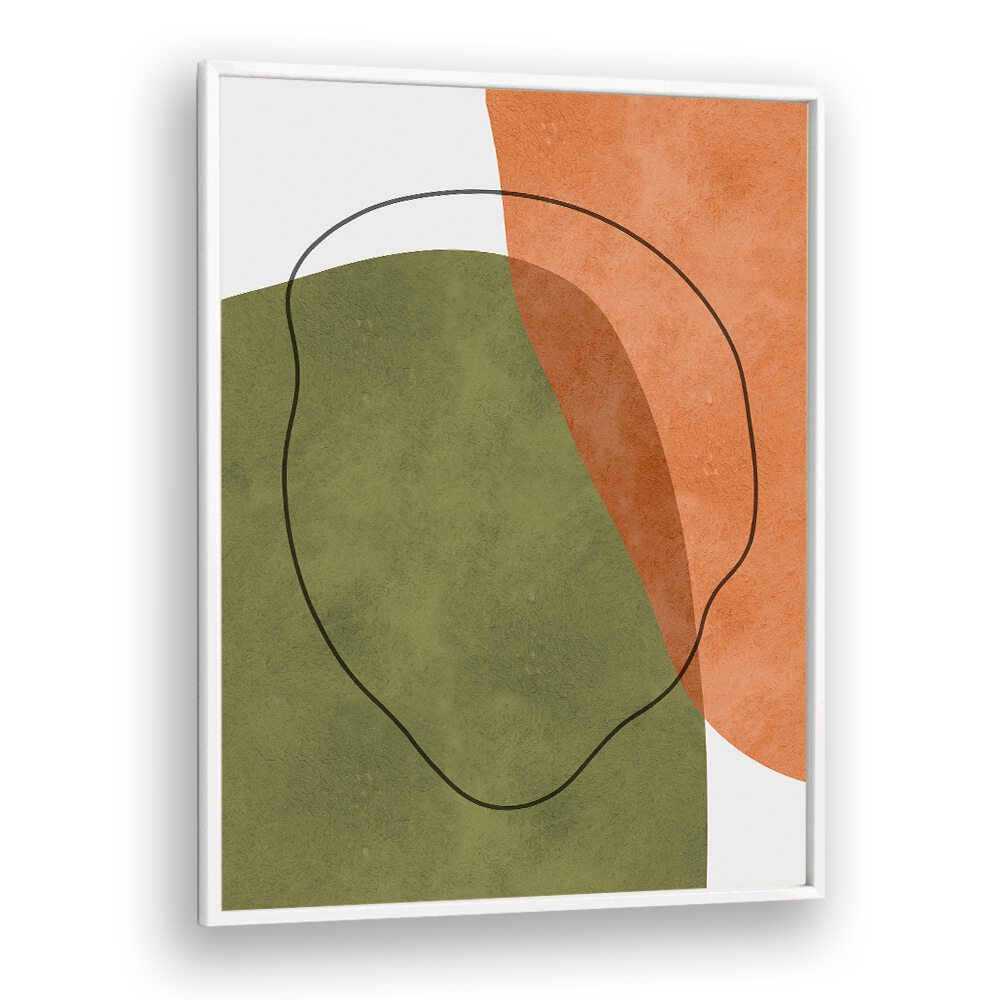 Enhance your space with ABSTRACT SHAPES VII, stunning ABSTRACT PAINTINGS in earthy tones and modern design.