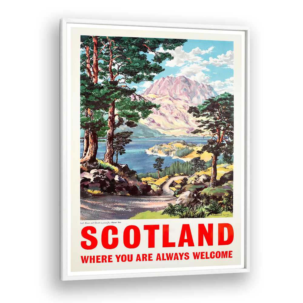 SCOTLAND I, VINTAGE TRAVEL POSTERS showcasing stunning landscapes and cultural charm for your home decor.