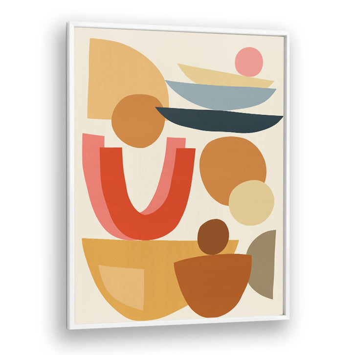 Colorful ORGANIC V, GEOMETRIC ART PRINTS showcasing modern design with organic shapes, perfect for any contemporary space.