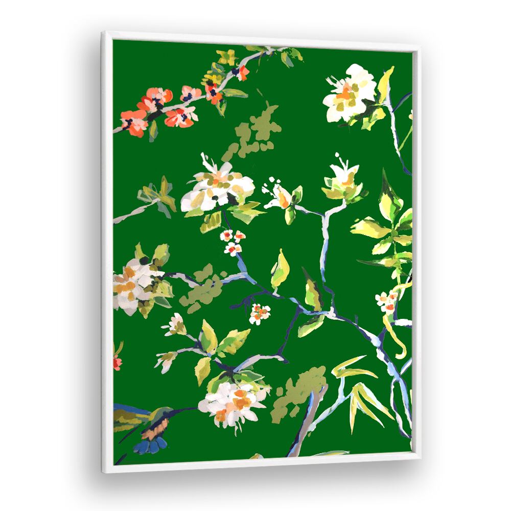 Transform your space with DINING ROOM WALLS I, FLORAL FLOWER PAINTINGS, featuring vibrant abstract floral designs.