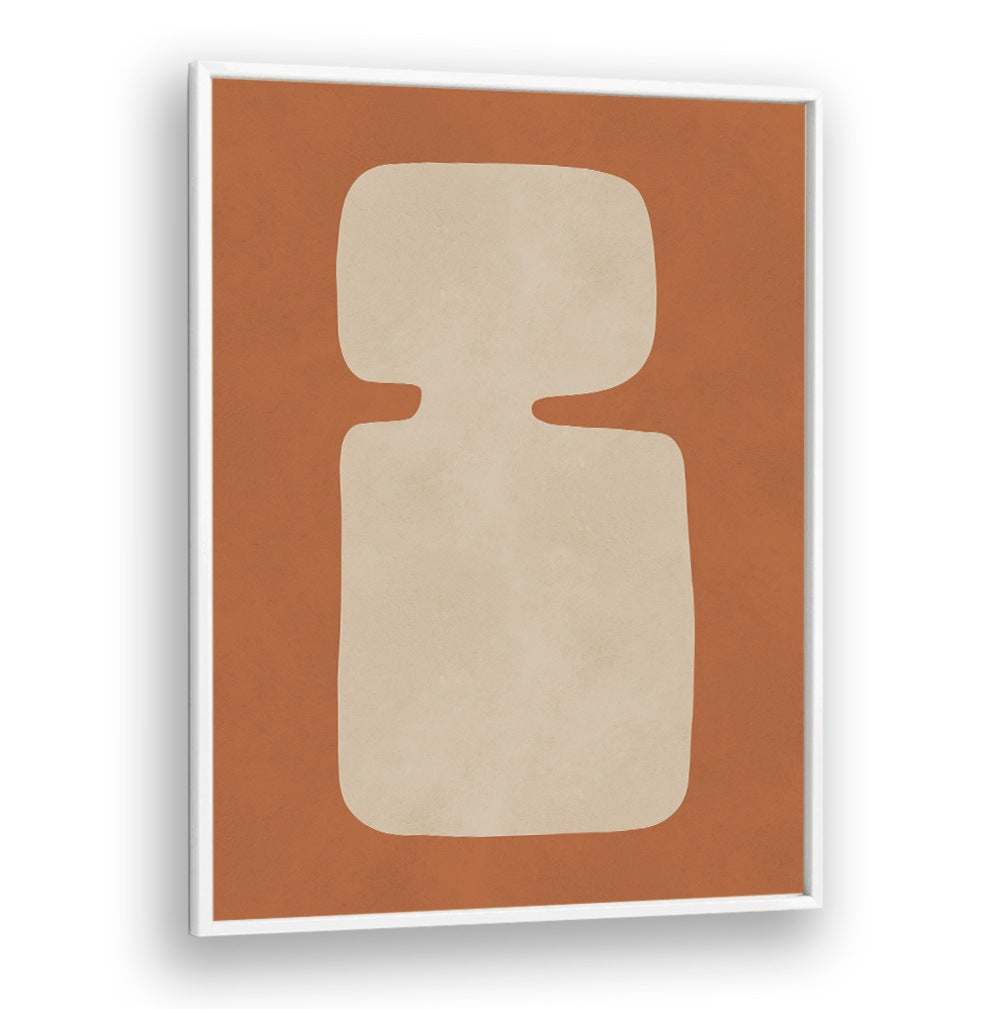 Abstract geometric design featuring earthy tones, part of TRIBAL SHAPES XVII, GEOMETRIC ART PRINTS collection.
