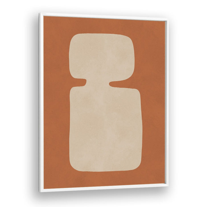 Abstract geometric design featuring earthy tones, part of TRIBAL SHAPES XVII, GEOMETRIC ART PRINTS collection.