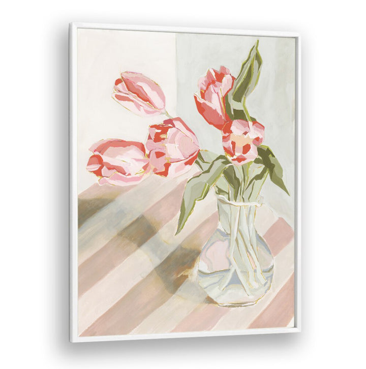 Brighten your space with TULIPS IN A VASE, a stunning floral arrangement perfect for adding elegance to any room.
