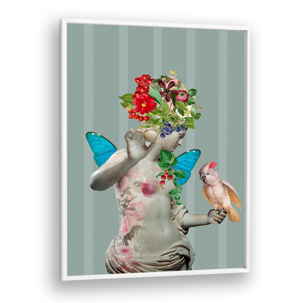 Celebrate femininity with DELICATE WOMEN VII, ALTERED ART PRINTS by Andrea Haase, showcasing art and resilience.