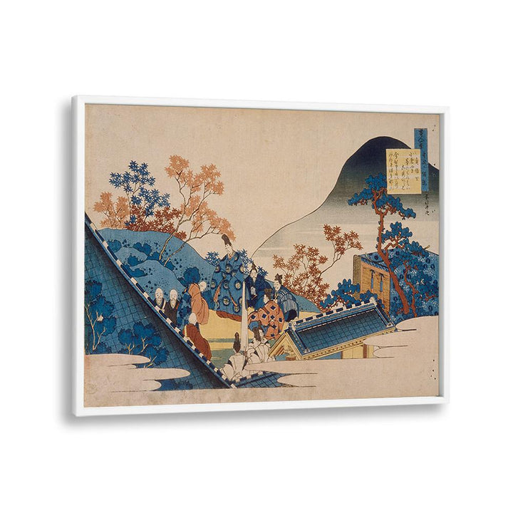 HOKUSAI'S POEM , VINTAGE PAINTINGS