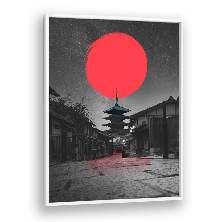 Enhance your decor with LONELY TEMPLE, JAPANESE PAINTINGS, a captivating blend of artistry and serenity.