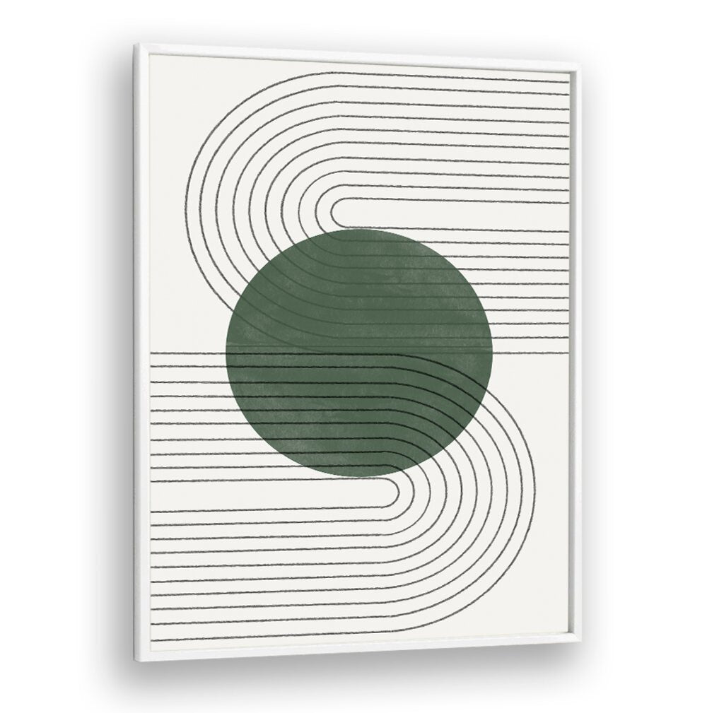SAGE GREEN BALANCE NO.1, BOHO ART PAINTINGS features serene greens and earthy tones, perfect for a tranquil space.