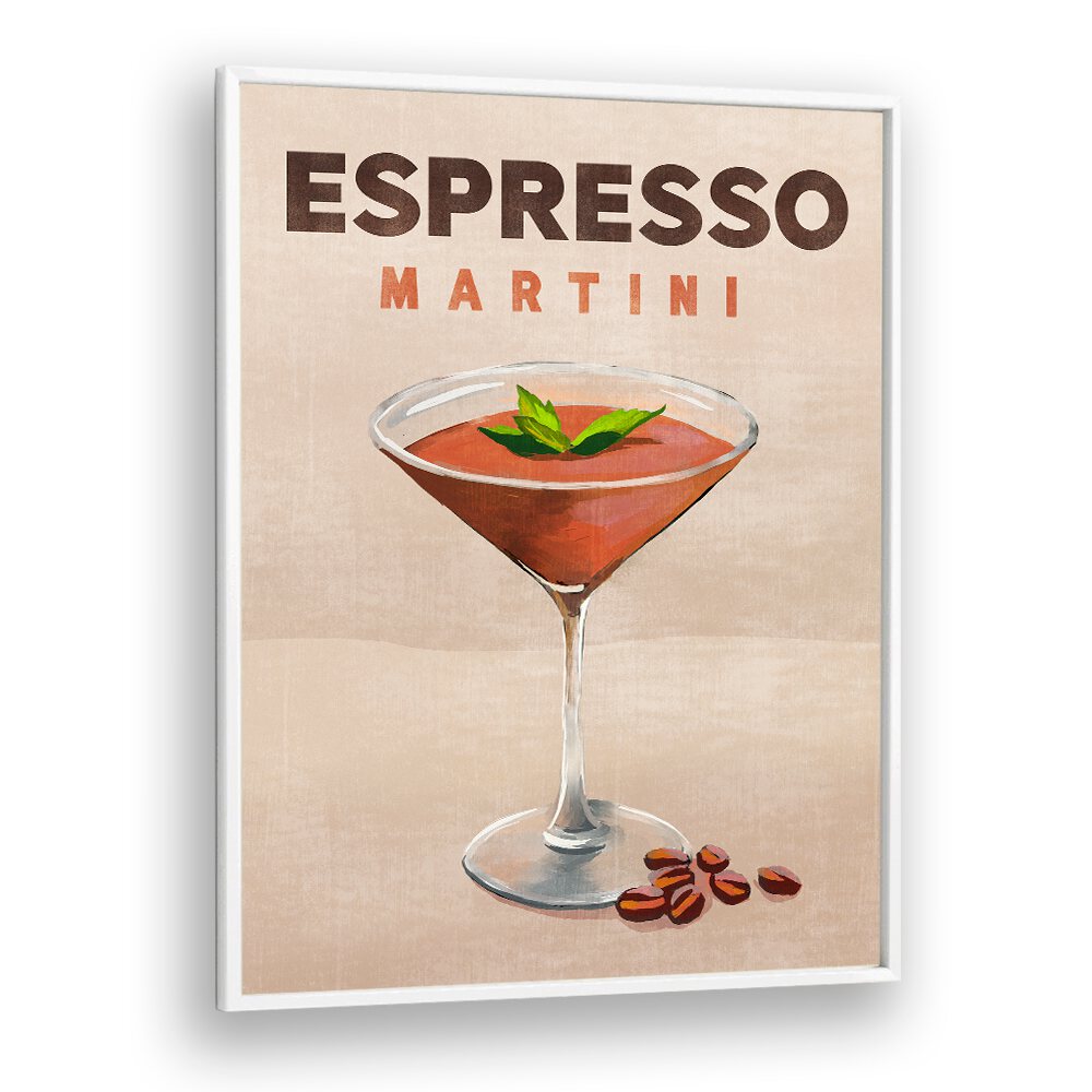 Stylish Espresso Martini, Bar art print perfect for transforming your space into a chic café atmosphere.