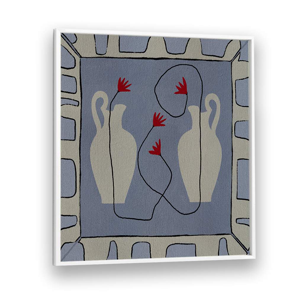 Elegant OUT OF VASE BLOOMS XI, FLORAL FLOWER PAINTINGS featuring vibrant blooms and refined design for home decor.