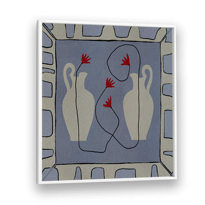 Elegant OUT OF VASE BLOOMS XI, FLORAL FLOWER PAINTINGS featuring vibrant blooms and refined design for home decor.