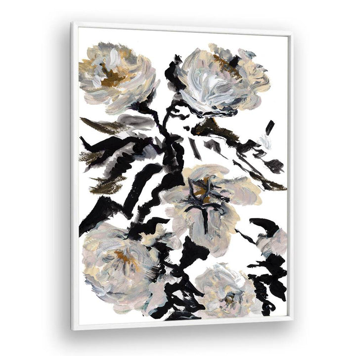 Elegant LE JARDIN BOTANIQUE FLOWER, FLORAL FLOWER PAINTINGS showcasing soft hues and dynamic brushwork for a vibrant decor.