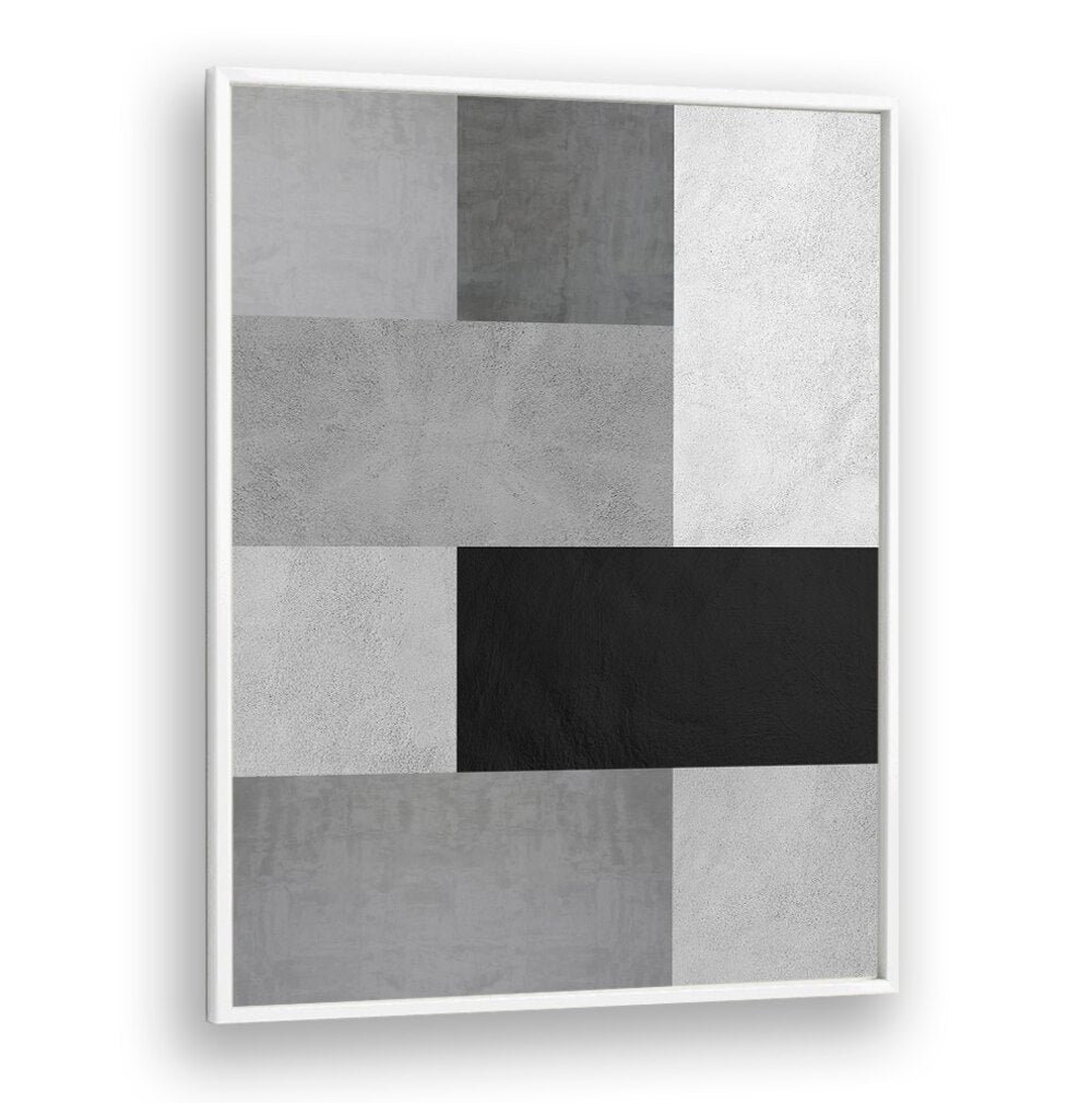 Sophisticated GRAY TEXTURES IV, GEOMETRIC ART PRINTS showcase a blend of gray shades and textures for modern decor.
