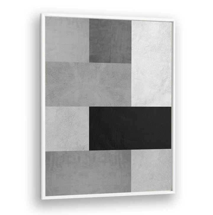 Sophisticated GRAY TEXTURES IV, GEOMETRIC ART PRINTS showcase a blend of gray shades and textures for modern decor.