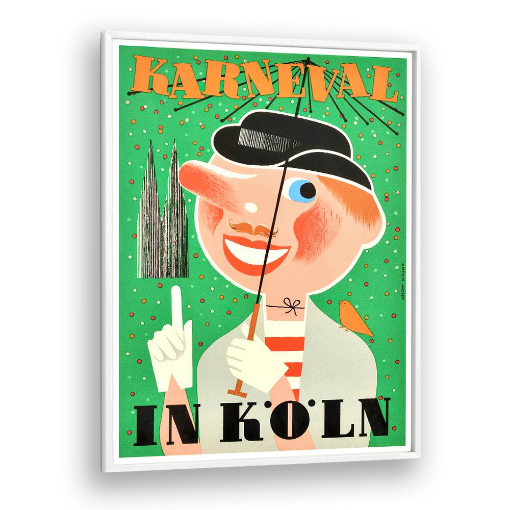KARNEVAL Vintage Travel Posters showcase colorful, retro designs that bring classic travel charm to your space.