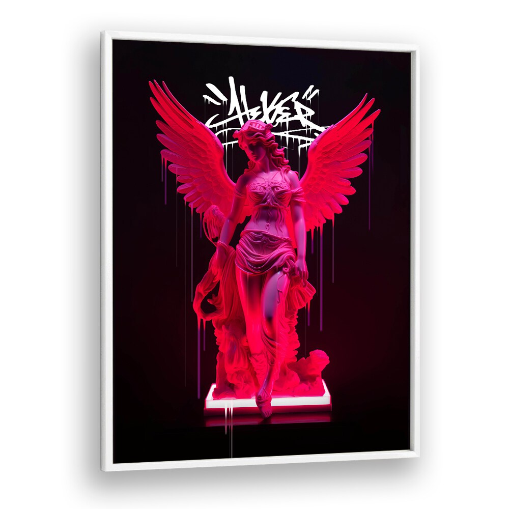 Vibrant NEON ATHENEA, ALTERED ART PRINTS by Dikhotomy adds elegance and creativity to your living space.