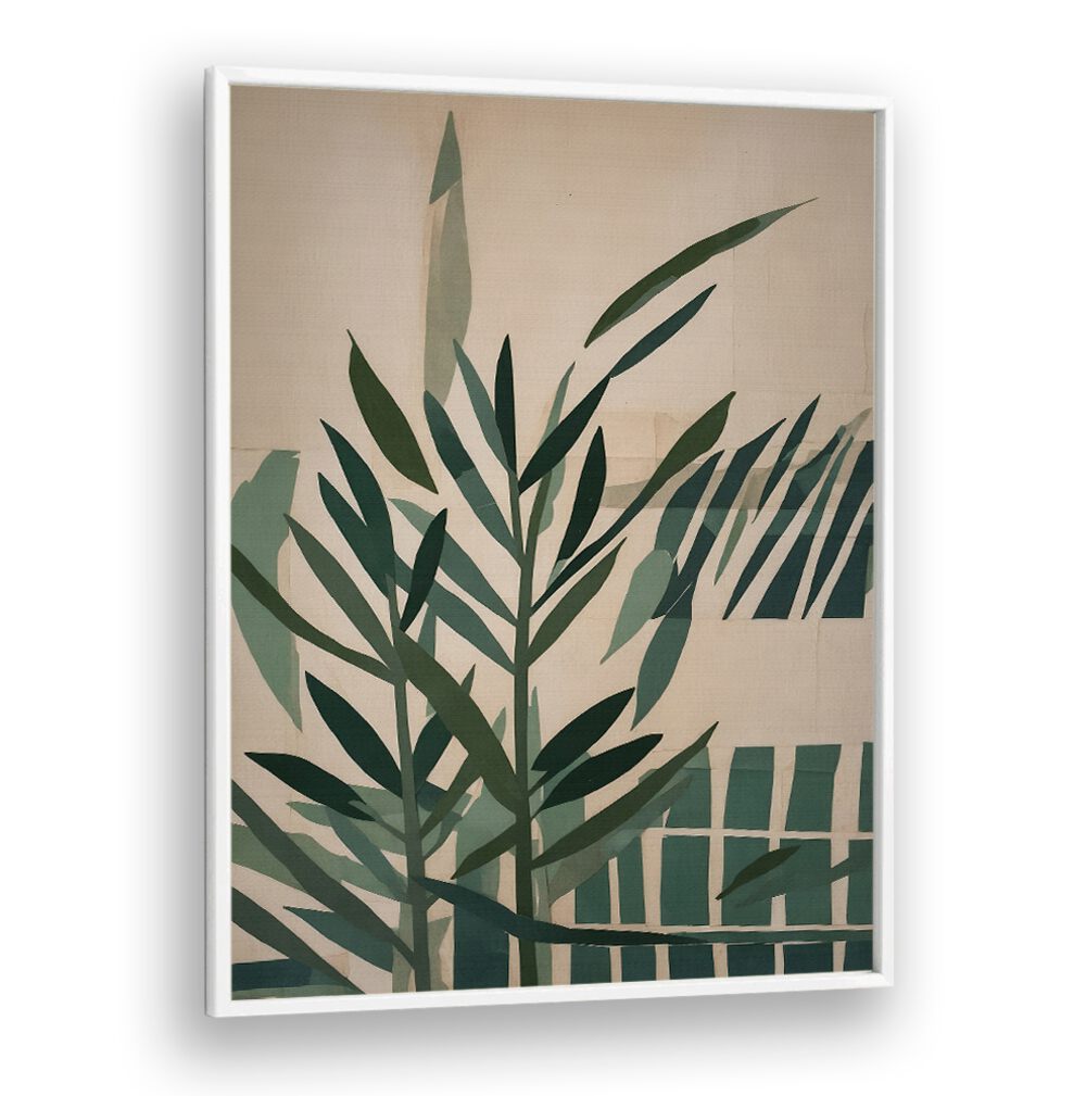 Beautiful PAPER CUT GREEN LEAVES II, FLORAL FLOWER PAINTINGS enhance any space with vibrant, intricate designs.