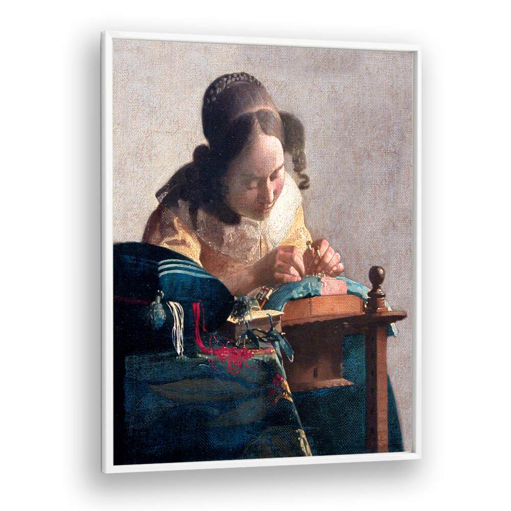 THE LACEMAKER , VINTAGE PAINTINGS