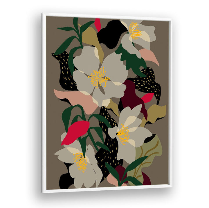 Vibrant FLORAL RHYTHM V showcases intricate designs in stunning FLORAL FLOWER PAINTINGS, perfect for any living space.