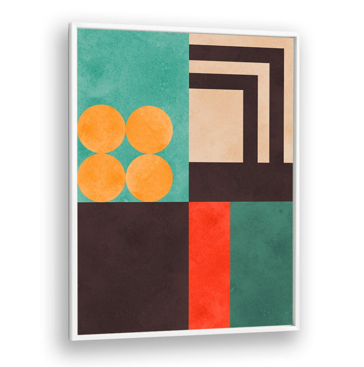 Vibrant COLORFUL COMPOSITION V, GEOMETRIC ART PRINTS featuring bold shapes and colors, perfect for modern decor.