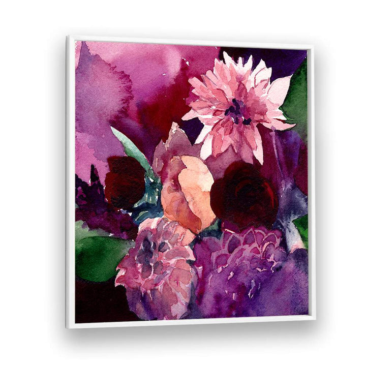 DAHLIAS SMALL , FLORAL FLOWER PAINTINGS