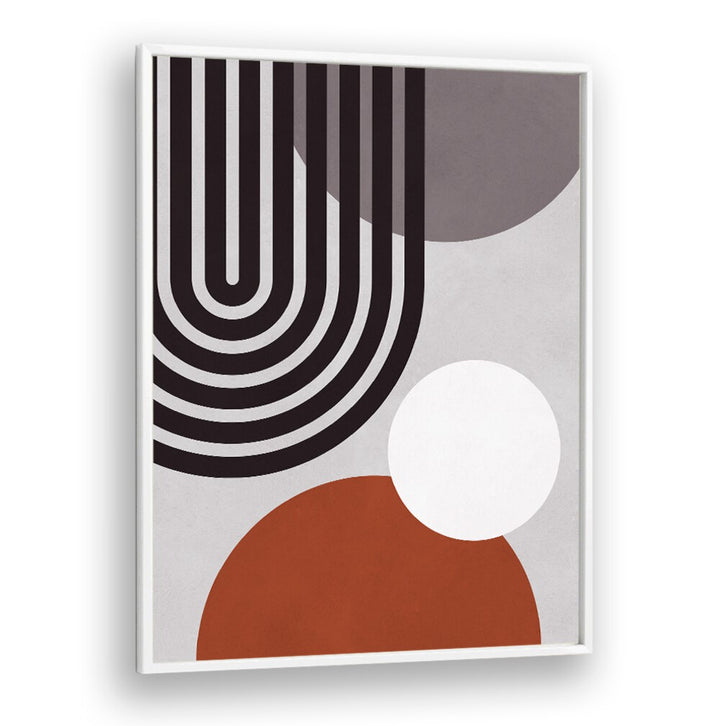 Abstract LINES AND CIRCLES XII, BOHO ART PAINTINGS showcase vibrant geometric shapes for modern decor. Perfect for art lovers!