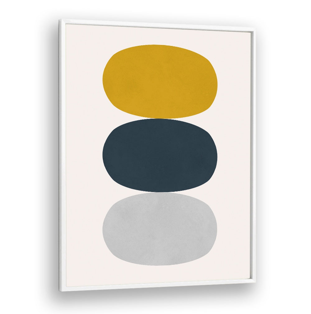 Stylish OVALS IN BALANCE II, GEOMETRIC ART PRINTS featuring vibrant colors for modern home decor elegance.
