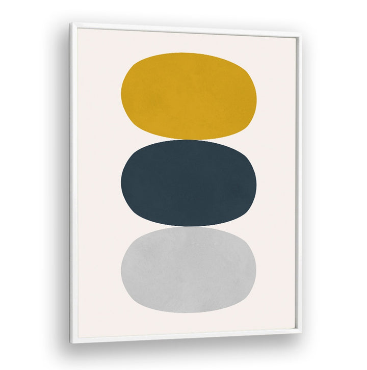 Stylish OVALS IN BALANCE II, GEOMETRIC ART PRINTS featuring vibrant colors for modern home decor elegance.