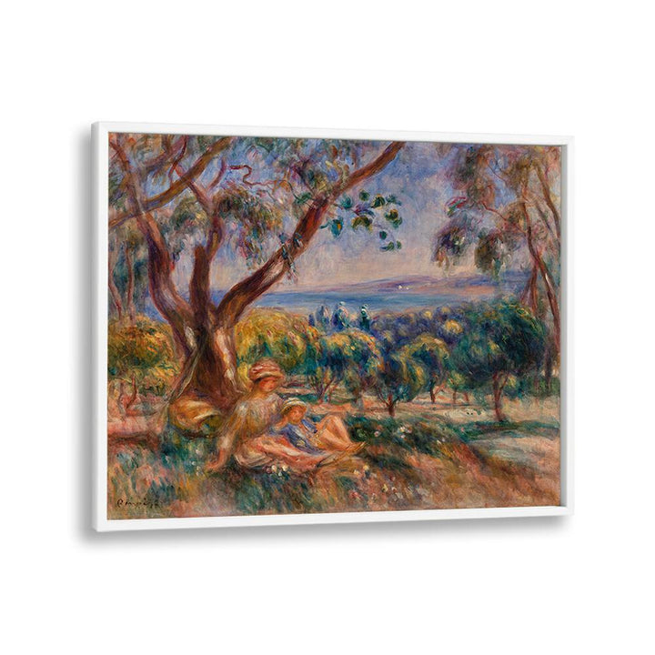LANDSCAPE WITH FIGURES (1910) , VINTAGE PAINTINGS