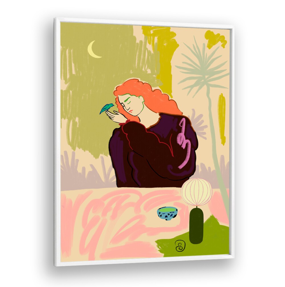 Vibrant art print showcasing SECRET KNOWLEDGE, blending colors and creativity for a stunning home transformation.