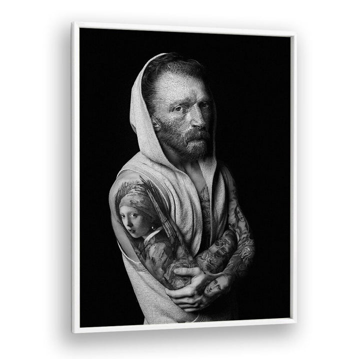 Van Gogh Tattoo, Altered Art Prints showcase a unique blend of classic art and modern tattoo aesthetics.