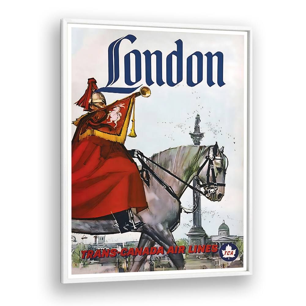 Explore the elegance of LONDON I, VINTAGE TRAVEL POSTERS showcasing a retro London scene with rich historical charm.