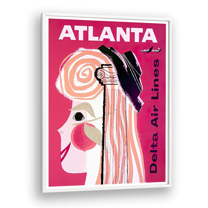 Bright and stylish ATLANTA I, VINTAGE TRAVEL POSTERS capture retro charm for any travel lover's space.