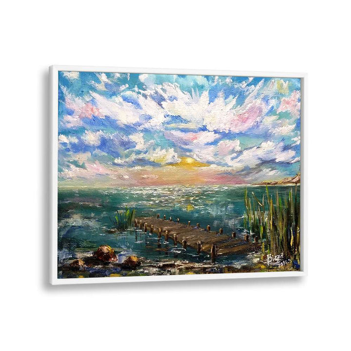Vibrant HAPPY DAY, LANDSCAPE PAINTINGS featuring serene nature and uplifting colors for your living space.