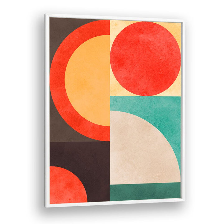 CIRCLES IN HARMONY VIII, GEOMETRIC ART PRINTS showcase vibrant circles and harmonious patterns for a captivating decor.
