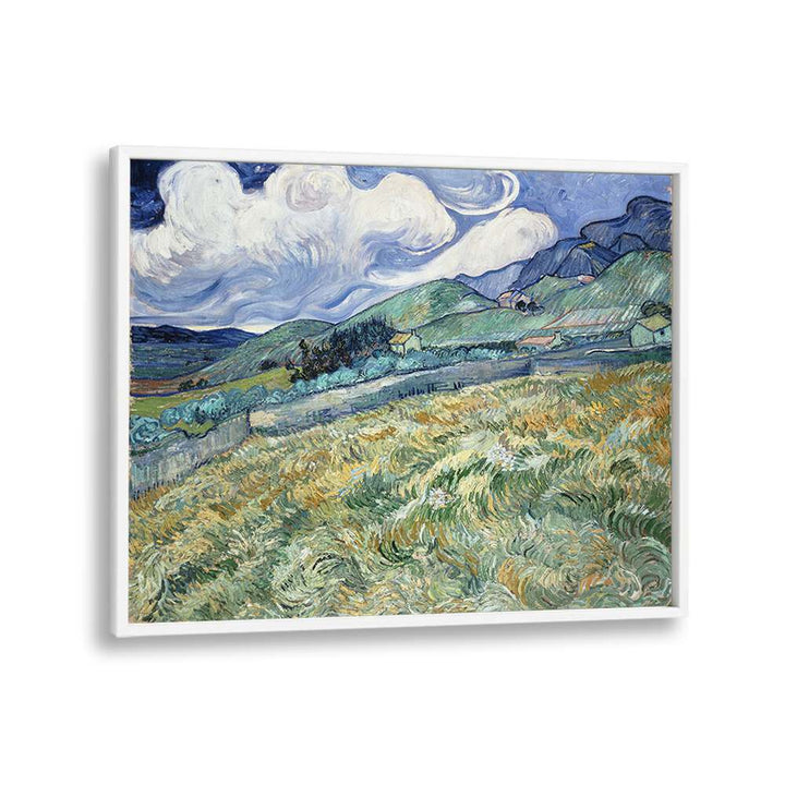 VINCENT VAN GOGH - LANDSCAPE FROM SAINT-RÉMY , VINTAGE PAINTINGS