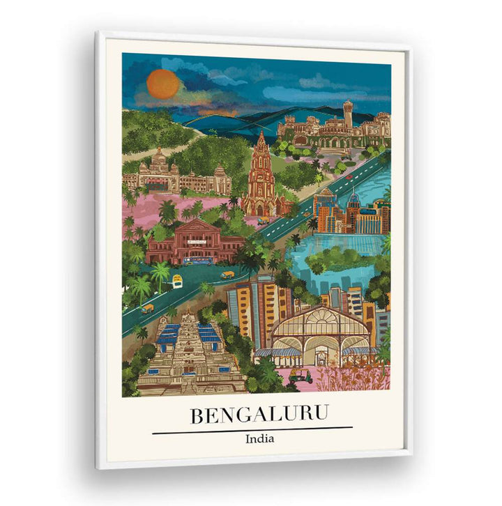 BENGALURU, TRAVEL POSTERS showcase vibrant wall art capturing the essence of India's Garden City by Saumya Agarwal.