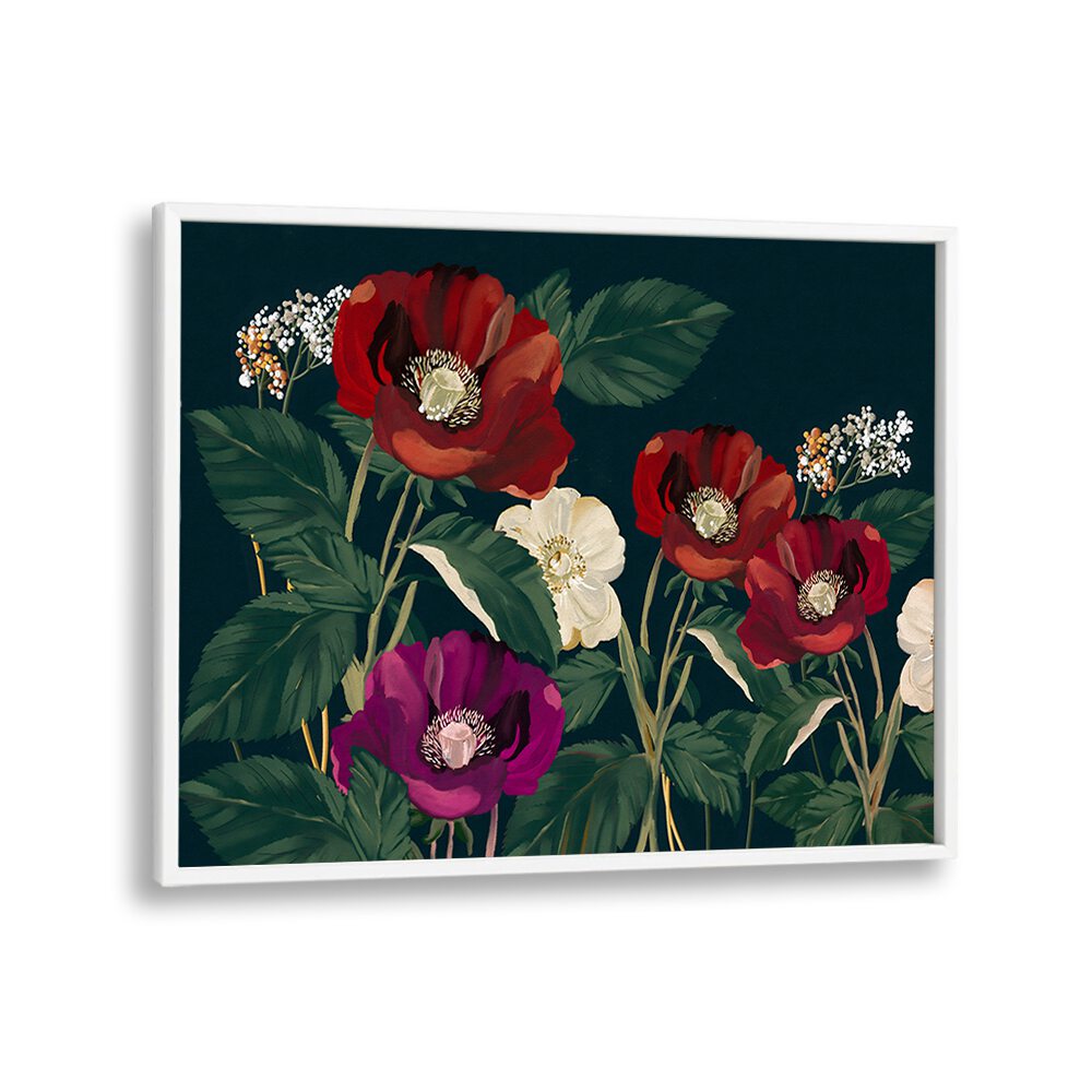 STELLABLOOM AZUREA, FLORAL FLOWER PAINTINGS showcase vibrant blooms, enhancing any decor with nature's elegance.