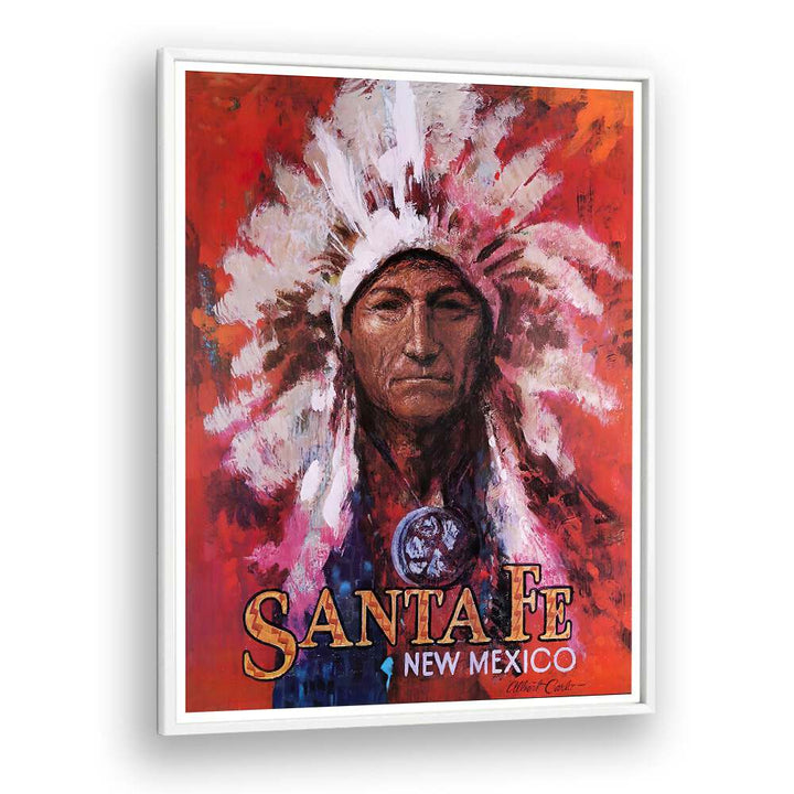 Stunning SANTAFE NEW MEXICO, VINTAGE TRAVEL POSTERS capturing the essence of rich history and vibrant culture.