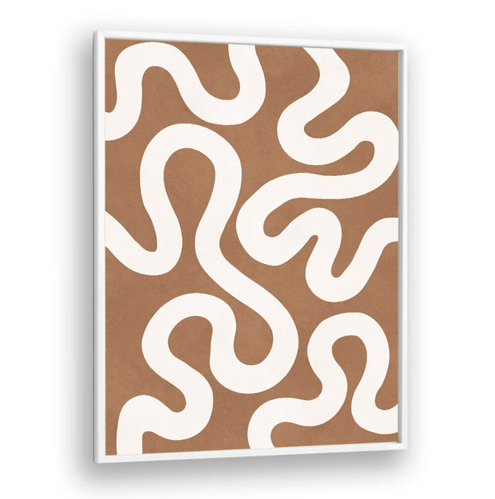 Elegant UNDULATING , ABSTRACT PAINTINGS featuring smooth, flowing lines, perfect for modern home decor.