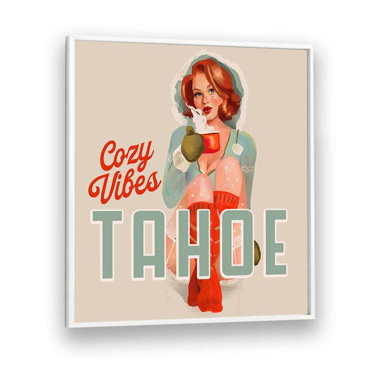 Warm illustration capturing COZY VIBES, BAR & CAFE ART, perfect for adding charm to any space.